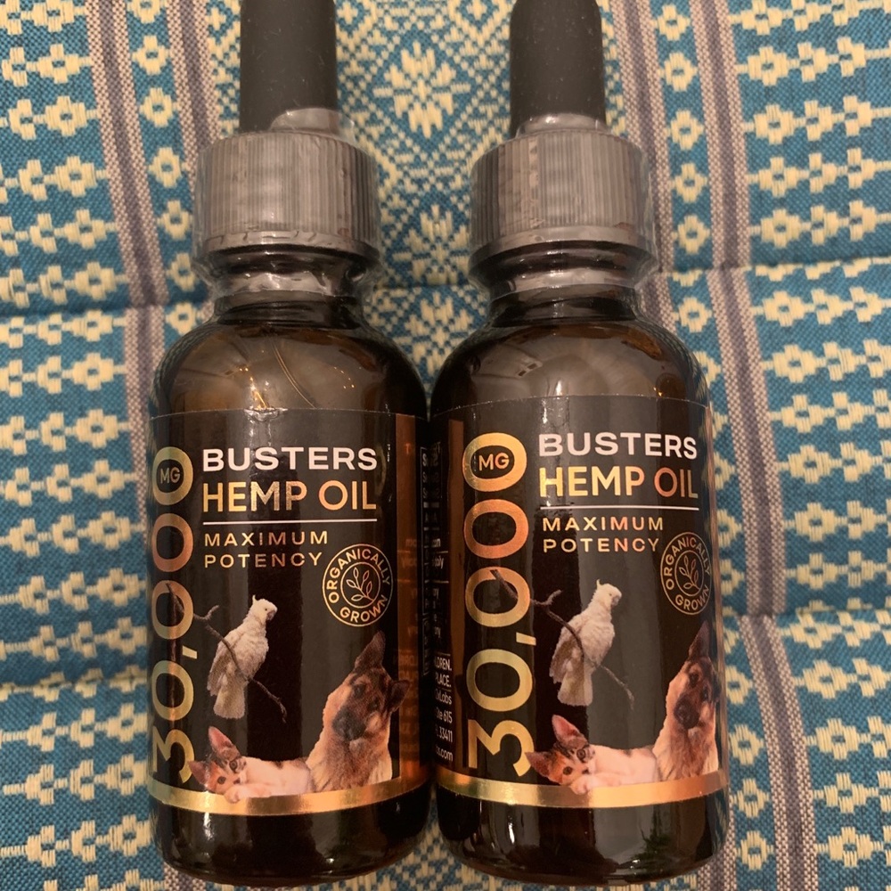 Busters hemp oil for pets X2